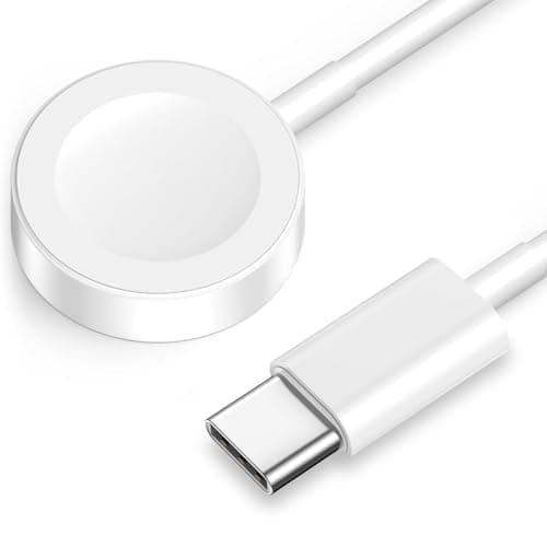 Image of 𝟐𝟎𝟐𝟔 𝐔𝐩𝐠𝐫𝐚𝐝𝐞𝐝 USB C for Apple Watch Charger Magnetic Charging Cable Portable Wireless Charging Compatible with iWatch Series 11/10/9/8/7/6/5/4/3/2 Ultra 3/SE White