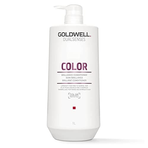 Image of Goldwell Dualsenses Color Brilliance Conditioner, For Fine to Medium Hair, Instantly Detangles, 1L