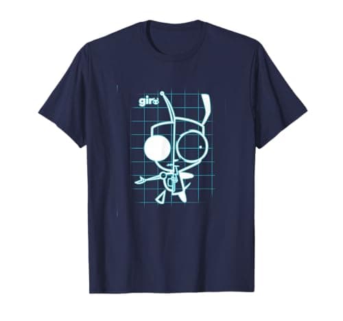 Image of Invader Zim X-Ray Schematic GIR T-Shirt