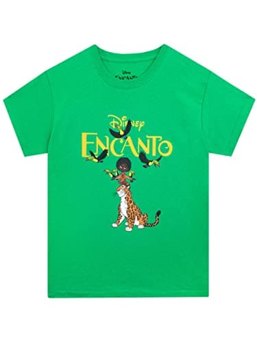 Image of Disney Boys Encanto T-Shirt Antonio Green 7-8 Years