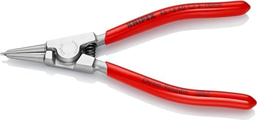 Image of KNIPEX Circlip Pliers for External Circlips on Shafts Chrome-Plated with Plastic Coating 140 mm, 46 13 A0