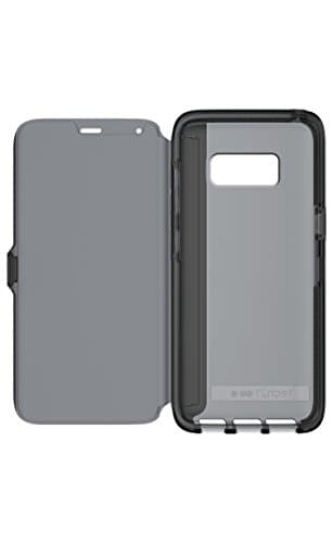 Image of Tech21 - Evo Wallet Protective Case with Card Storage T21-5589, designed for Samsung S8 T21-5589 - Black
