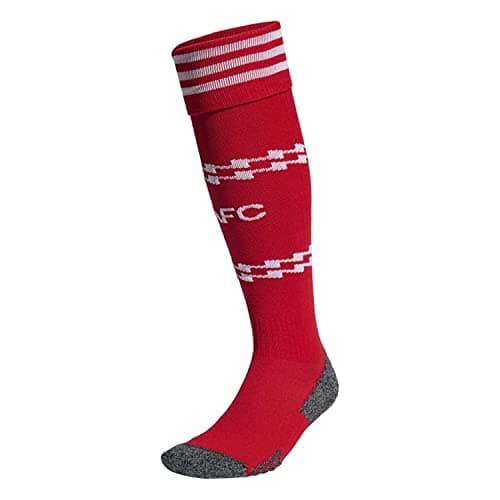 Image of Arsenal F.C. Unisex 2022/23 Season Official Home Socks, scarlet, XS UK