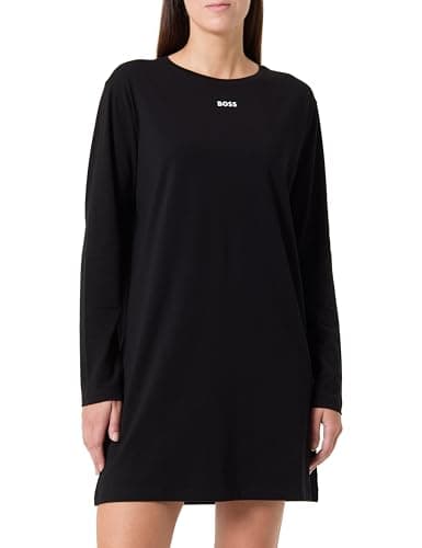 Image of BOSS Women's Ci_Sleepshirt 10257812 01 Night_Dress, Black, L