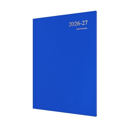 Image of 2026-2027 Mid/Academic Year Planner - 13 Month A4 Week-to-View with Appointments - Yellow - Collins Debden Essential Range Blue (ESSA43M.60-2627)