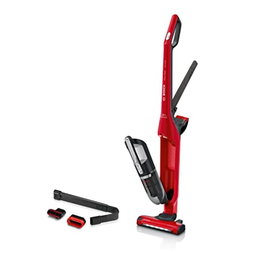 Image of Bosch Series | 4 Flexoo'o Gen 2 Cordless Upright Vacuum Cleaner, 28 W, 0.4 Litre, 82 Decibels, 2 Speed, Red