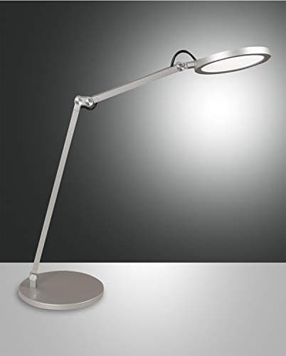 Image of Fabas Luce Regina Integrated LED Table Lamp Aluminum Glass