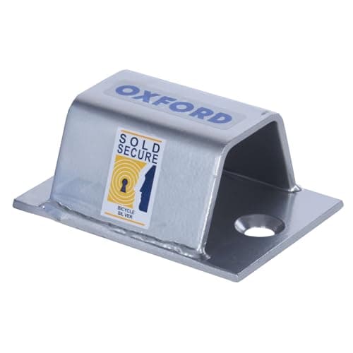 Image of Oxford Anchor10 | Sold Secure Bicycle Silver Rated High Security Ground & Wall Anchor Kit, Silver