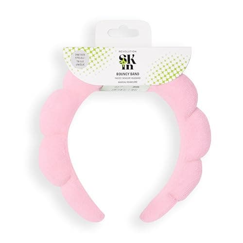 Image of Revolution Skin Padded Headband Pink, For Face Washing & Makeup Application