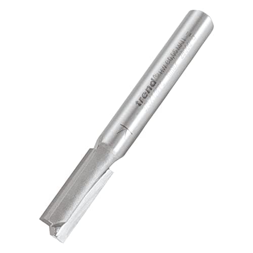 Image of Trend Professional Straight Two Flute Router Cutter, 1/4 Inch Shank, 7mm Cut Diameter, 19mm Cut Length, Tungsten Carbide Tipped, 3/3X1/4TC