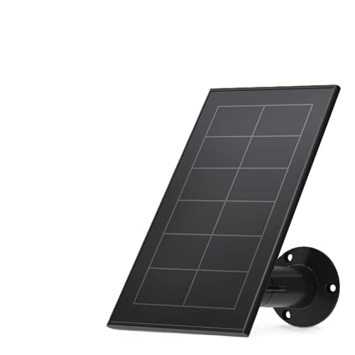 Image of Arlo Solar Panel Charger VMA5600B Works with Arlo Pro 5S 2K, Pro 4, Pro 3, Floodlight, Ultra 2, Ultra, and Go 2 Cameras (Renewed)