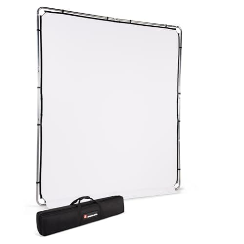 Image of Manfrotto EzyFrame Photography/Video Large Format Collapsible Background Kit - 2 x 2.3m - White - Rapid Assembly Aluminium Frame - comes with a Rigid Carry Case - Ultra-Portable - LL LB7950