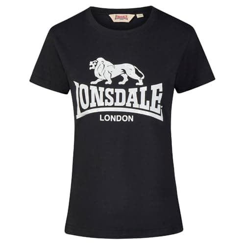 Image of Lonsdale Combe Short Sleeve T-Shirt M Black