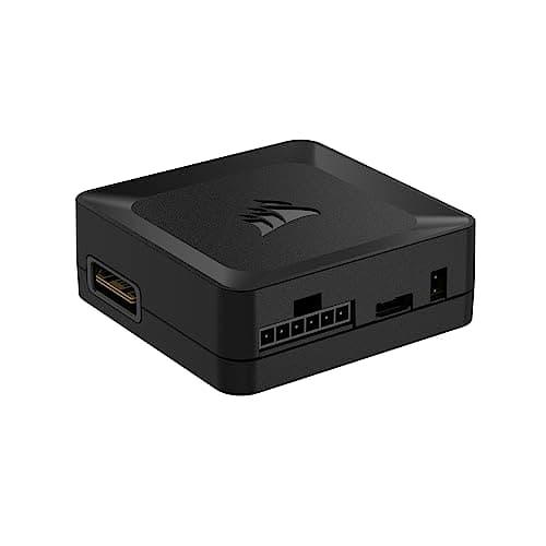 Image of Corsair iCUE LINK System Hub - Connect Up to 14 iCUE LINK Devices - Reduce Cable Clutter – Innovative Single-Cable Design - Black