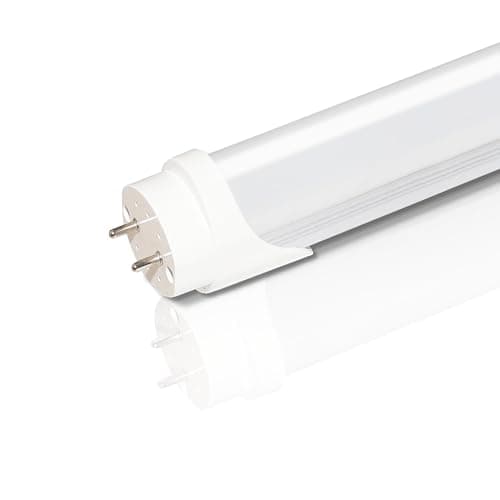 Image of LOWENERGIE 1200mm 4ft LED Tube Light, Retrofit Fluorescent Energy Saving T8 or T12 Replacement (4000k, Frosted x 2 Tubes) (Frosted, 1)