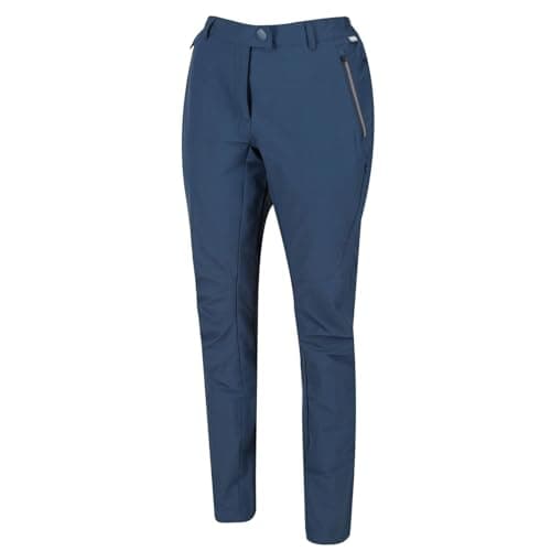 Image of Regatta Highton Women's UV Protection Straight Fit Stretch Hiking Pant Dark Denim