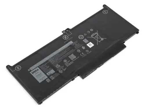 Image of Dell MXV9V Laptop Battery for Inspiron 7300 2-in-1/7306 2-in-1 (Black), Latitude 5300/5300 2-In-1/5300 2-in-1 Chromebook / 5310/5310 2-in-1/7300 / 7400 (7.6V/60Wh/4-Cell)- Min 80% (Renewed)