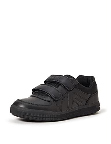 Image of Geox Boy's J Arzach Boy Sneakers, Black, 4 UK (37 EU)