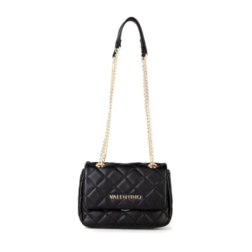 Image of Valentino Shoulder Bag in Quilted Look, Nero, Urethane, One Size