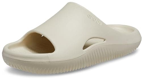Image of Crocs Unisex Adult Slide,Mellow Recovery Slide,Bone,3 UK Men/ 4 UK Women