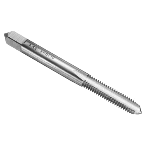 Image of sourcing map Hand Plug Tap M6 x 1 H2 Metric Thread Plug Style Taps Straight Flute Screw Tapping Threading Tool High Speed Steel HSS6542
