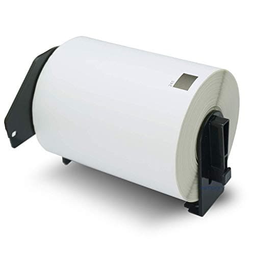 Image of BETCKEY - 1 Roll DK-11241 Labels, 102mm x 152mm, 200 Shipping Labels Compatible with Brother QL Label Printers