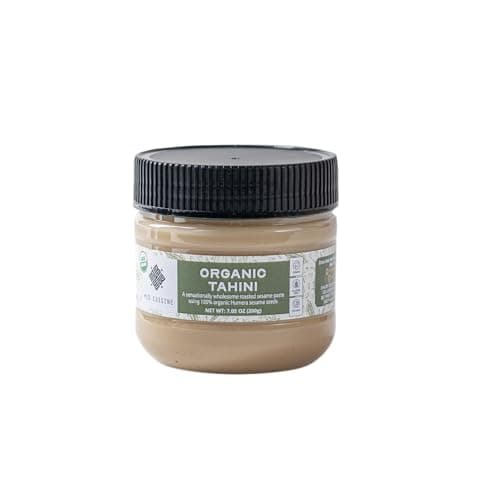 Image of Med Cuisine 100% Organic Tahini 200gr - A Sensationally Wholesome Roasted Sesame Sauce Using 100% Organic Humera Sesame Seeds 200gr