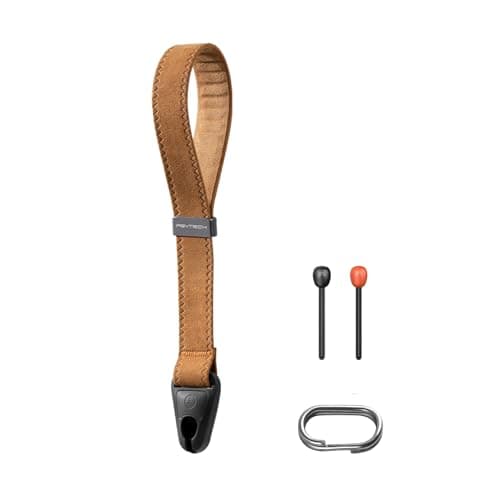 Image of PGYTECH Camera Wrist Strap Adjustable Quick Release Camera Straps for Photographers Camera Hand Strap for DSLR/SLR/Sony/Nikon/Fuji/Canon (Earth Brown)