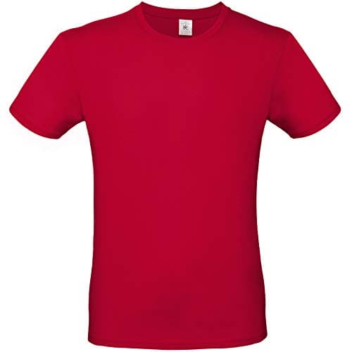 Image of B&C Mens #E150 Tee - Deep Red - S