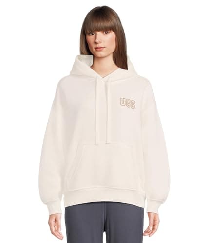 Image of UGG womens Logo Hoodie, Nimbus, S