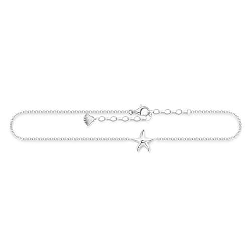 Image of Thomas Sabo Women Anklet Dragonfly 925 Sterling Silver AK0008-001-21-L27V