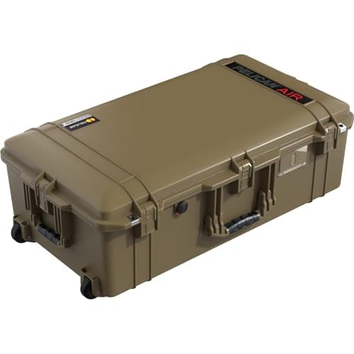 Image of Pelican Air 1615 Multi-Purpose Hard Case no Foam (Empty Case) for Camera, Drone, Equipment, Gear, Electronics, Overlanding, Camping, Travel and Pistol (OCP Tan)