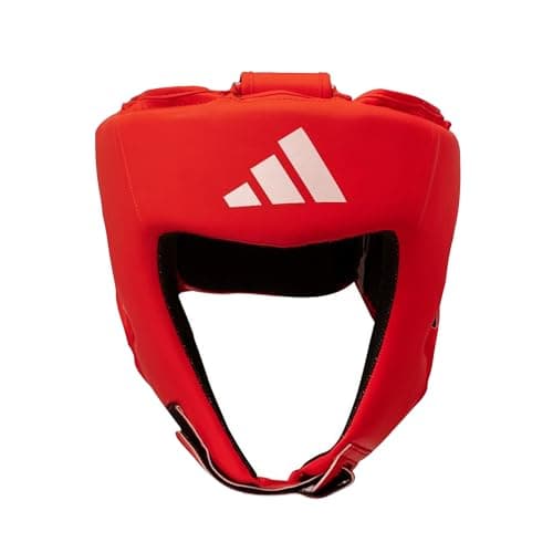 Image of Adidas IBA Style Boxing Headguard for Training, Black, Red,Blue