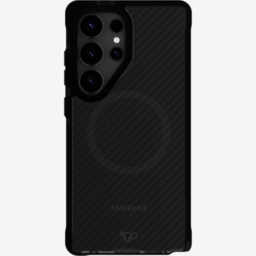 Image of Tech21 EvoArmor case for Samsung Galaxy S25 Ultra - compatible with Magnets - High Impact Protection phone case - Black