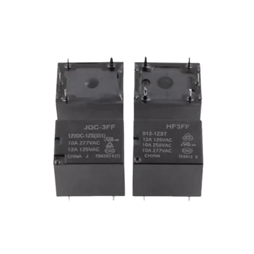 Image of 20Pcs HF3FF- 005/009 / 012/024-1HS 1HST JQC-3FF-5/9/12/24VDC -1ZS 1ZST(551) 4PIN 5PIN 10A Relays 5v 12v 24v(JQC-3FF-005-1ZS)