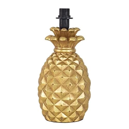 Image of MiniSun | Contemporary Pineapple Design Table Lamp Base in a Gold Effect Finish | Table Lamps, Home Décor & Improvement Essential