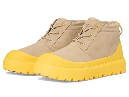 Image of UGG Men's Neumel Weather Hybrid Chukka Boot, Mustard Seed/Summer Wheat, 10 UK