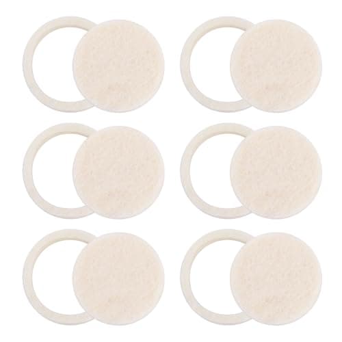 Image of Tinoaly 6pcs Felt Washer Replacement for Breville Espresso Machine Grinders, Wool Gasket Ring Compatible with BES870, BES878, BES880, BES980, BCG820 Models Espresso Coffee Machine Accessories Part