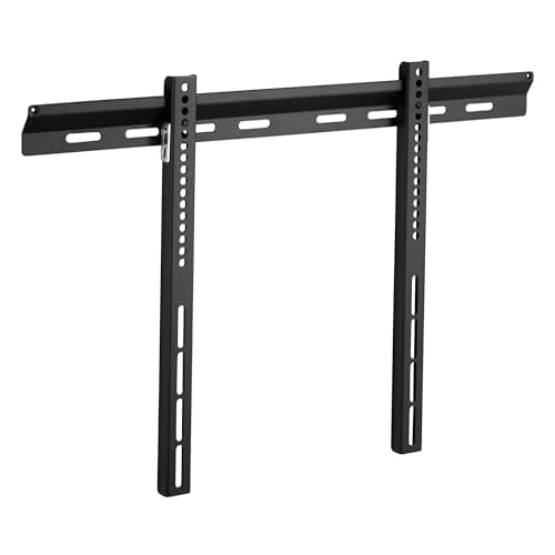 Image of Vivanco BFI 6060 65" Black Flat Screen Wall Mount Brackets (TV, 50kg, 65"), 200 x 200mm, 600 x 600mm, Black)
