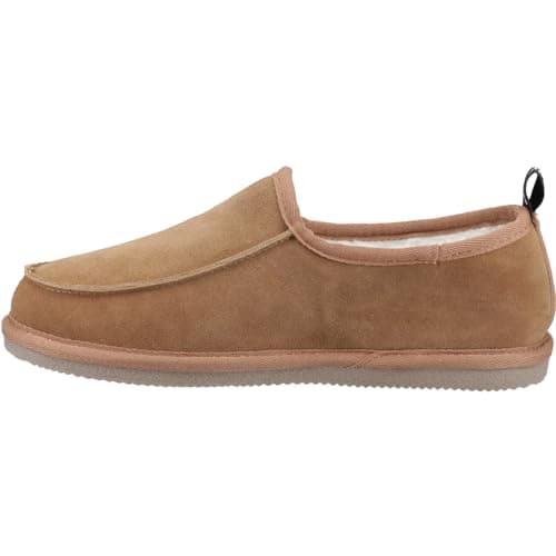 Image of Hush Puppies Male Charles Slippers, Tan, 9