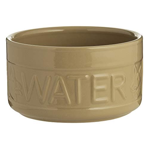 Image of Mason Cash Cane Water Bowl 20cm Large Stoneware Pet Bowl, 2.4 Litre Capacity, Classic Design, Dishwasher & Microwave Safe, Ideal for Food and Water