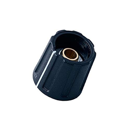 Image of A2616040 Knob with Pointer ABS Shaft d: 4mm Ø16x15.5mm Black OKW