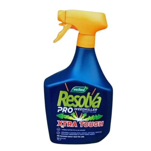 Image of Resolva Pro WeedKiller Xtra Tough 1L - Ready To Use Weed Killer For Indoor & Outdoor Use - Effective Weed Control