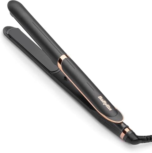 Image of BaByliss Smooth Pro Hair Straighteners - Professional Salon Hair Straighteners, Anti-Frizz Nano-Ceramic Plates, 6 Heat Settings 140°C - 235°C, for All Hair Types, 2393U