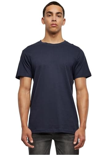Image of Build Your Brand Men's Basic Round Neck T-Shirt T-Shirt, Navy, XL