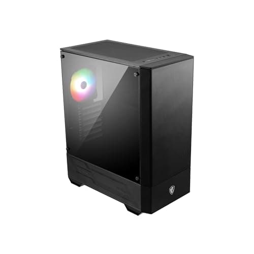 Image of MSI MAG FORGE 110R Mid-Tower PC Case - ATX, Micro-ATX & Mini-ITX Capacity, Magnetic Dust Filter, USB 3.2 Gen 1 Type-A Ports