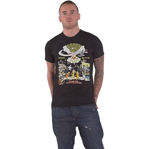 Image of paosijie Green Day T Shirt 1994 Tour Dookie Vintage Mens Black M