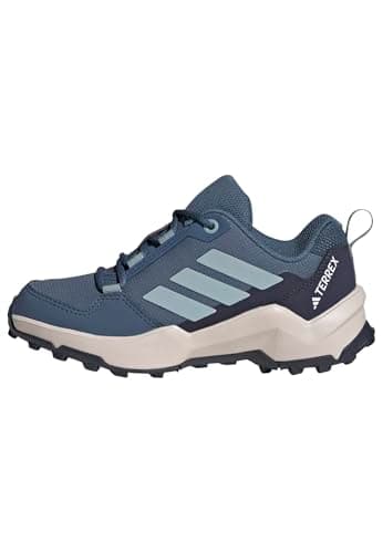 Image of adidas Unisex Kids Terrex AX4R Hiking Shoes, Wonder Steel/Magic Grey/Shadow Navy, 2.5 UK