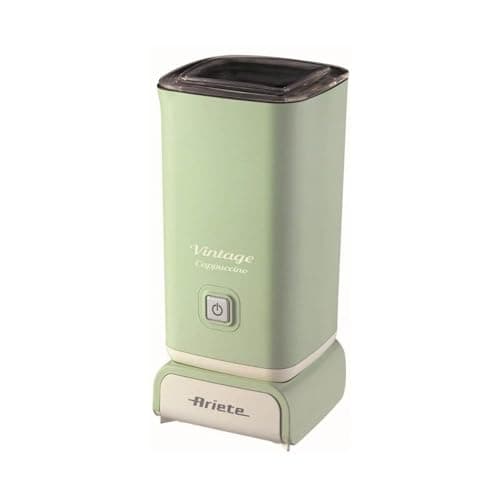 Image of Ariete 2878/04 Milk Frother Vintage Style, Easy Pour Spout, Easy Clean, Non-Stick Interior, Green