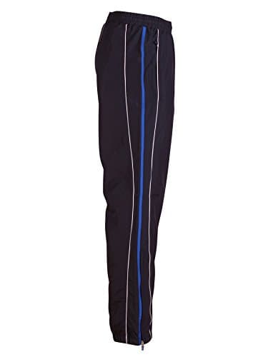Image of Gazelle Sports Mens Tracksuit Jog Pants Jogging Bottoms Trousers Joggers Cuffed Hem Zip Pockets, (Navy-Royal, 2XL)